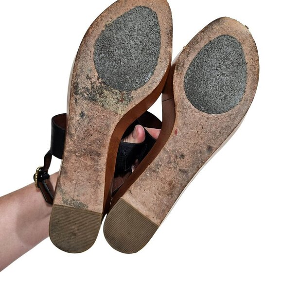 Cole Haan Womens Leather & Snakeskin‎ Wedge Sandals Size 6.5B - Picture 13 of 14